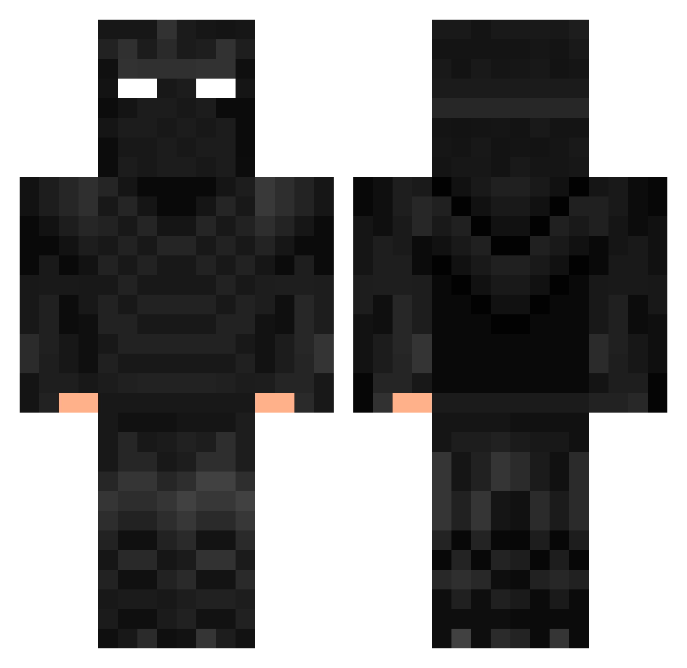 chris_yessir Minecraft skin, front and back view