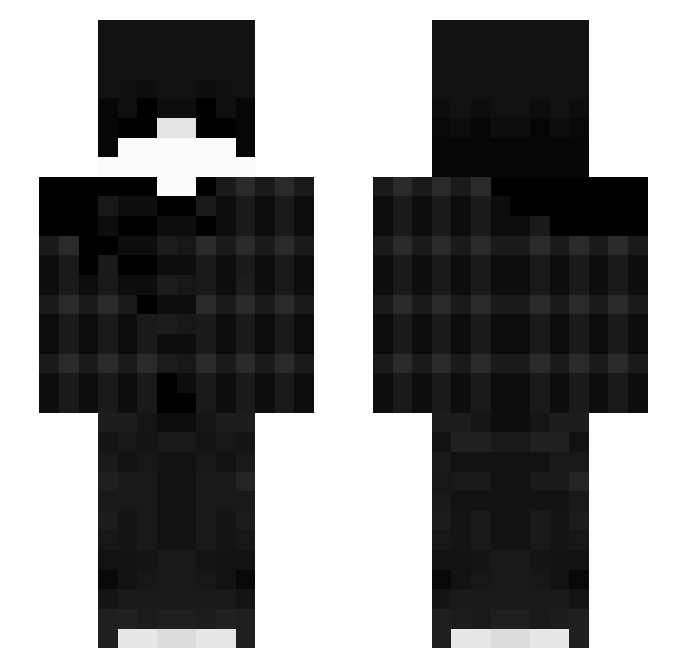 vqud Minecraft skin, front and back view