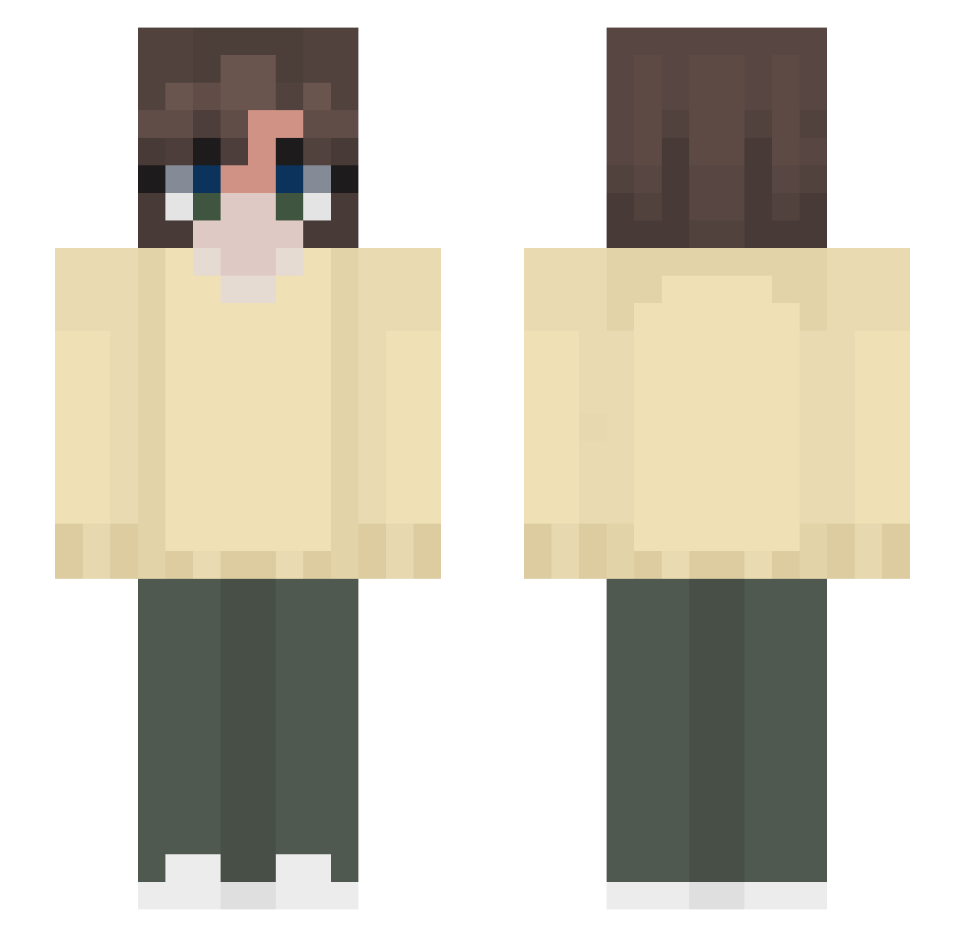 szabolevi2012 Minecraft skin, front and back view