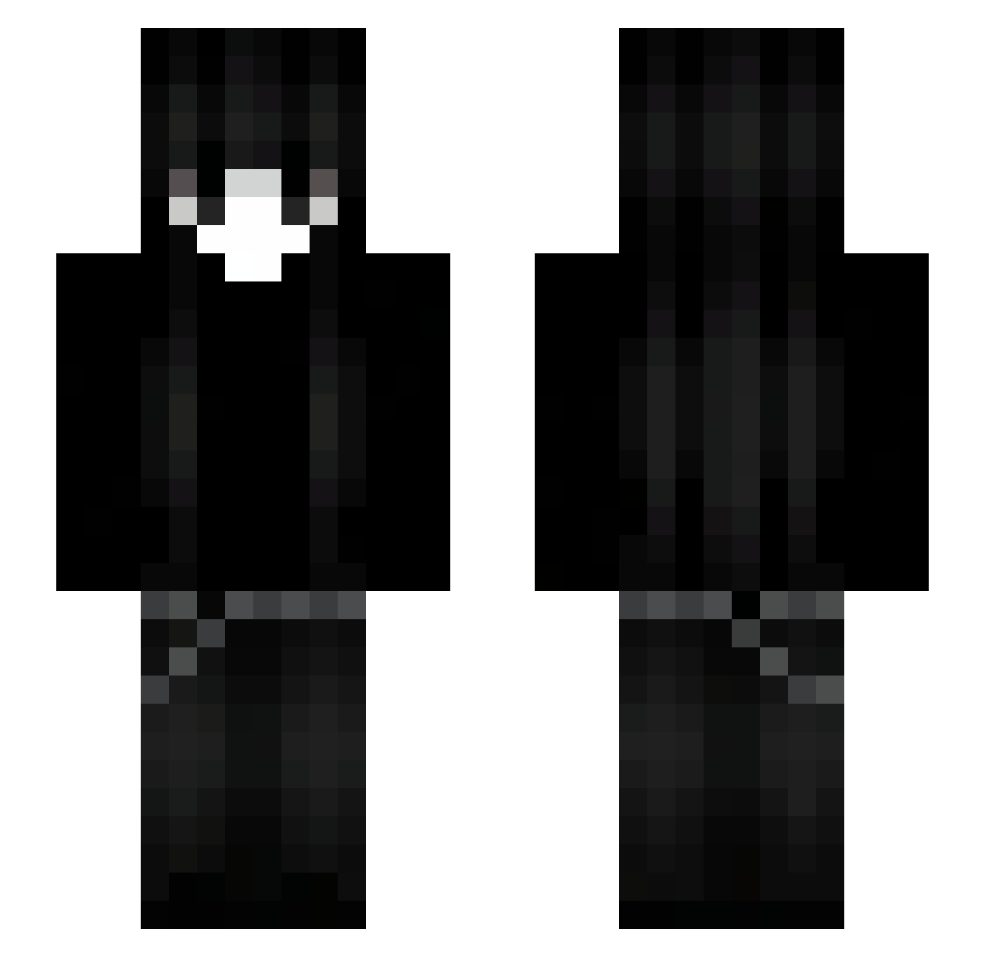 tulkov Minecraft skin, front and back view