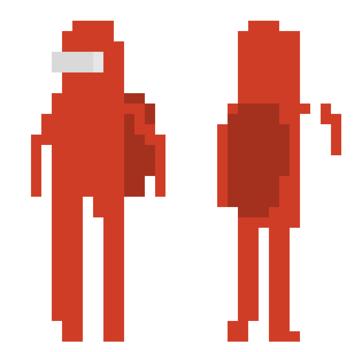 raidio Minecraft skin, front and back view