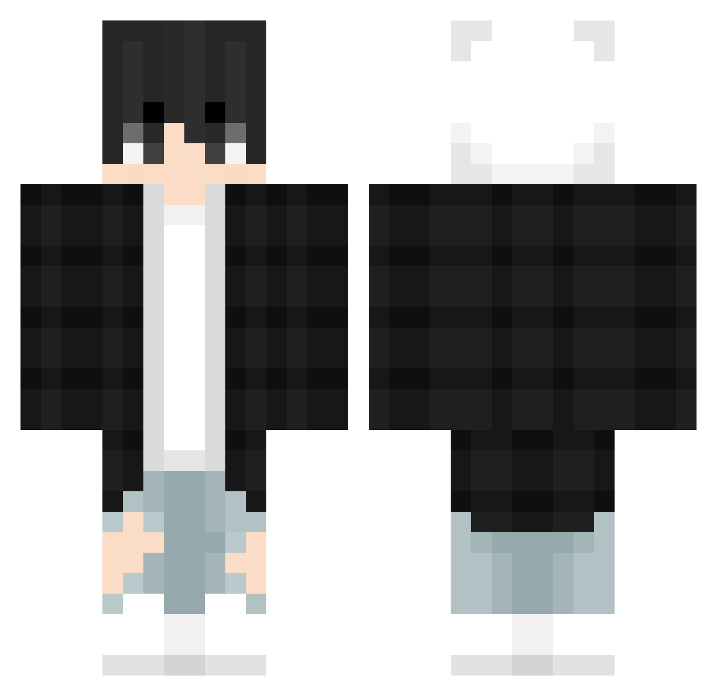 WalnutParrot455 Minecraft skin, front and back view