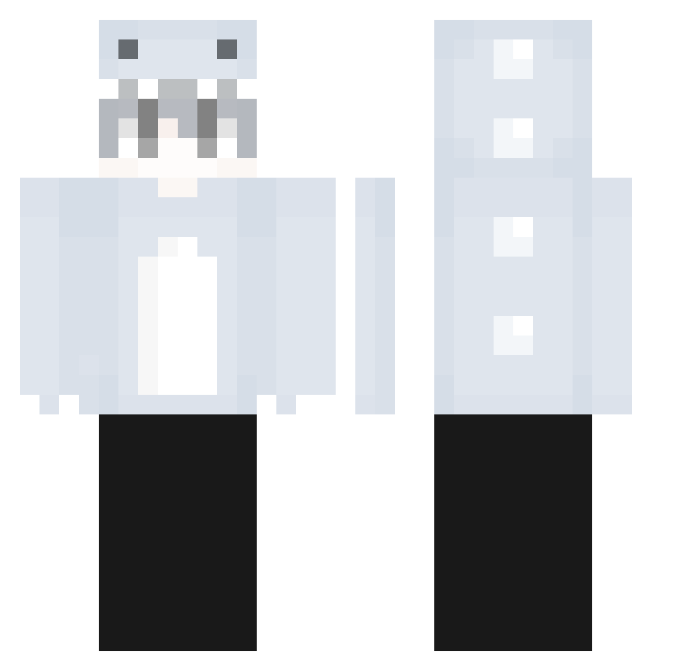 edwardkimg Minecraft skin, front and back view
