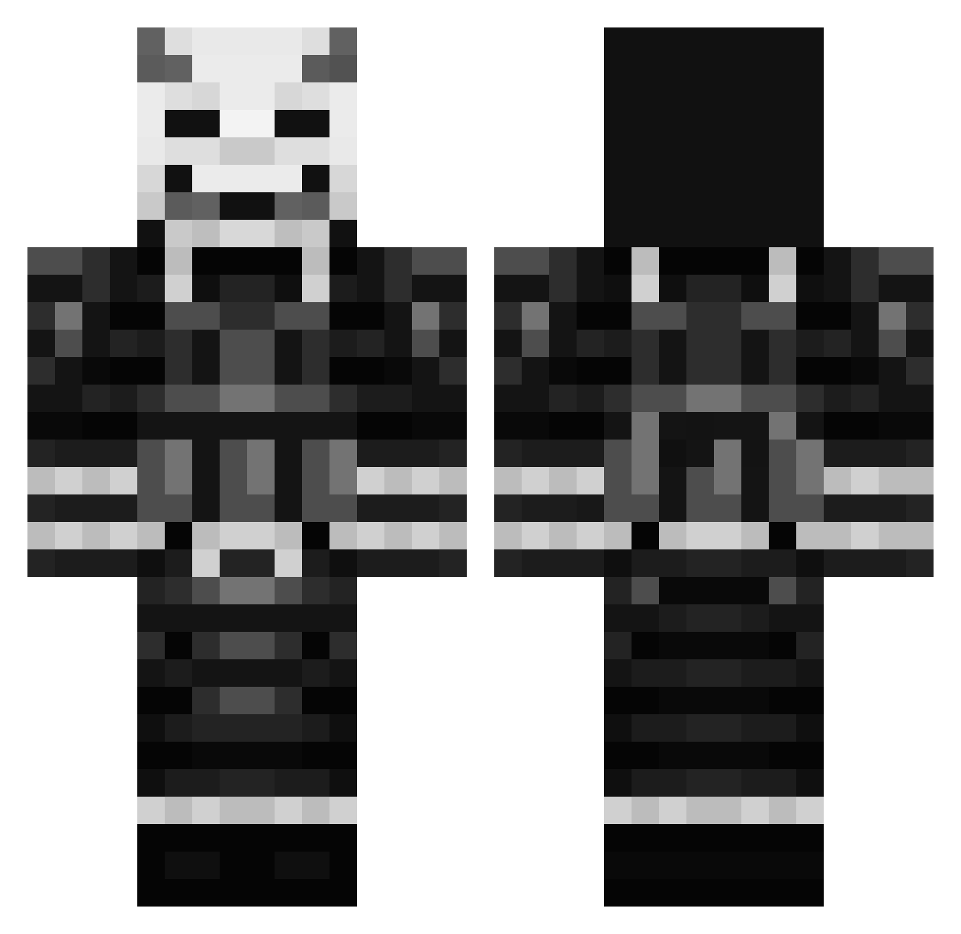 Ryse3 Minecraft skin, front and back view