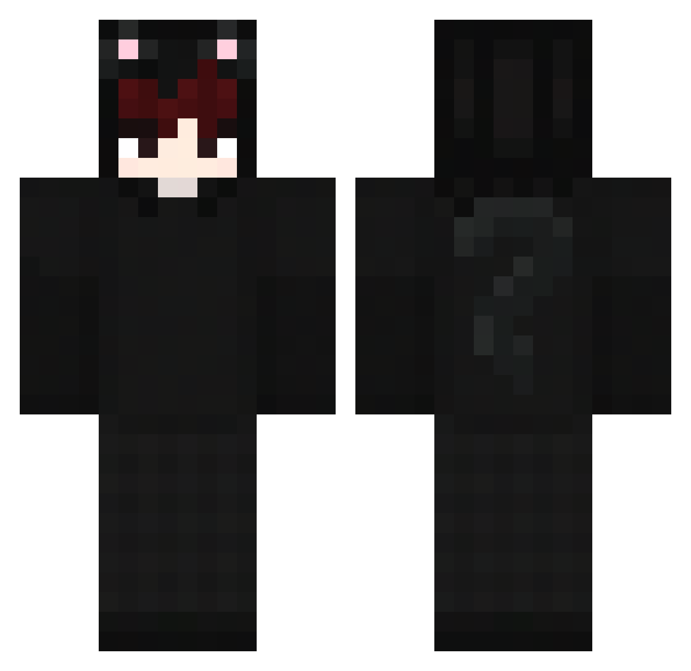 sxmmersosa Minecraft skin, front and back view