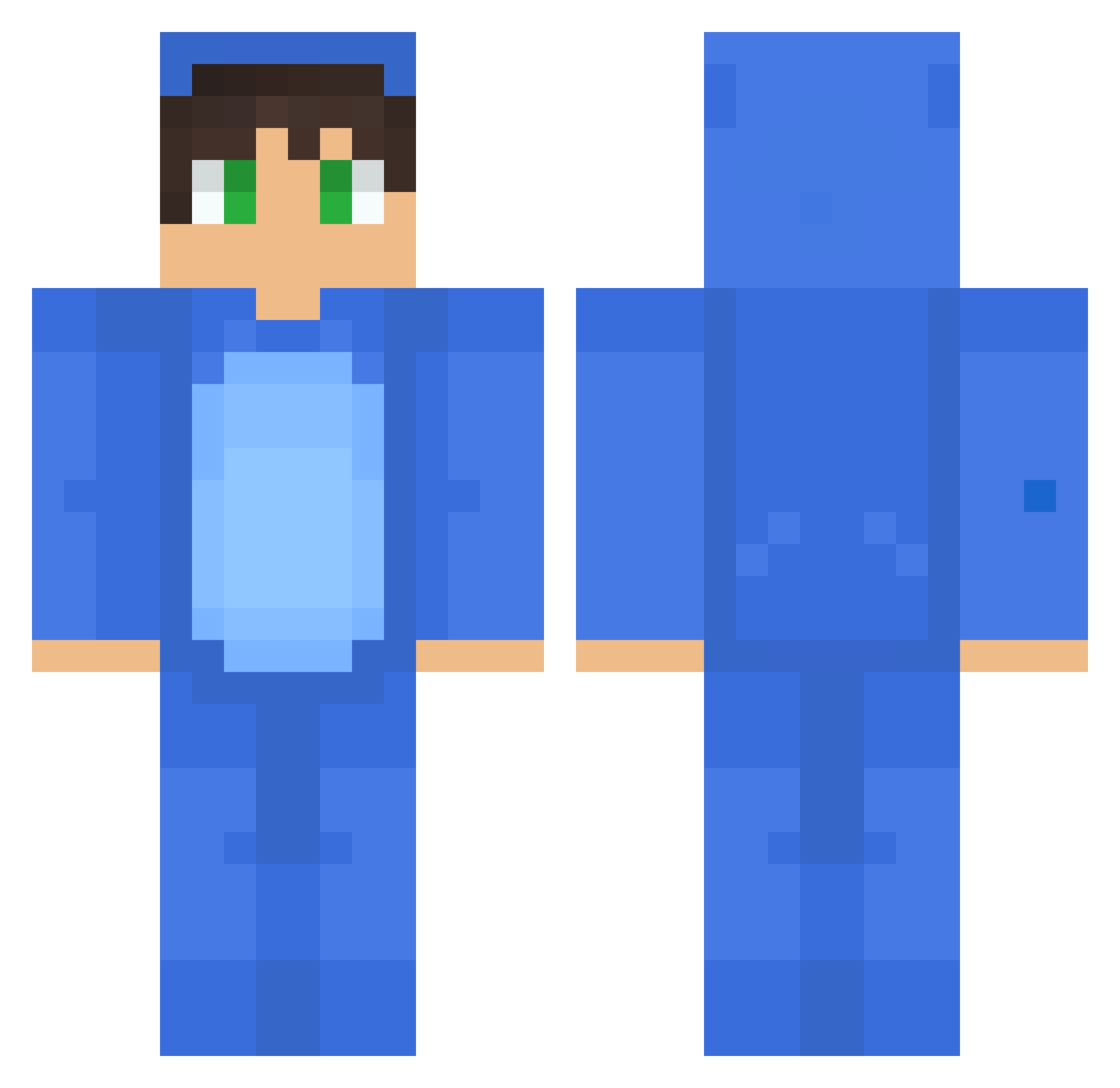 trxvxr_lxx Minecraft skin, front and back view