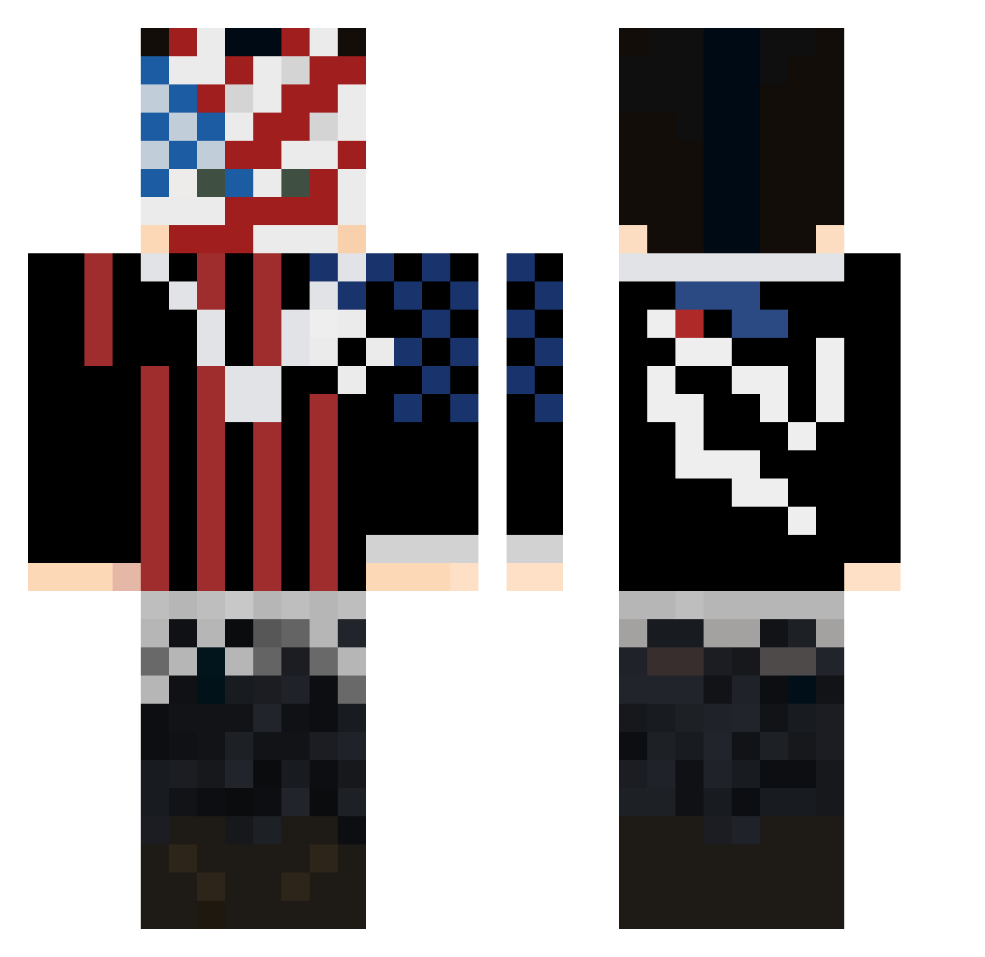 jedrnyplemnik4 Minecraft skin, front and back view