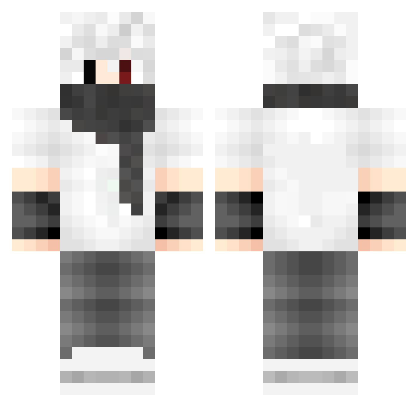 Scorpio_star Minecraft skin, front and back view
