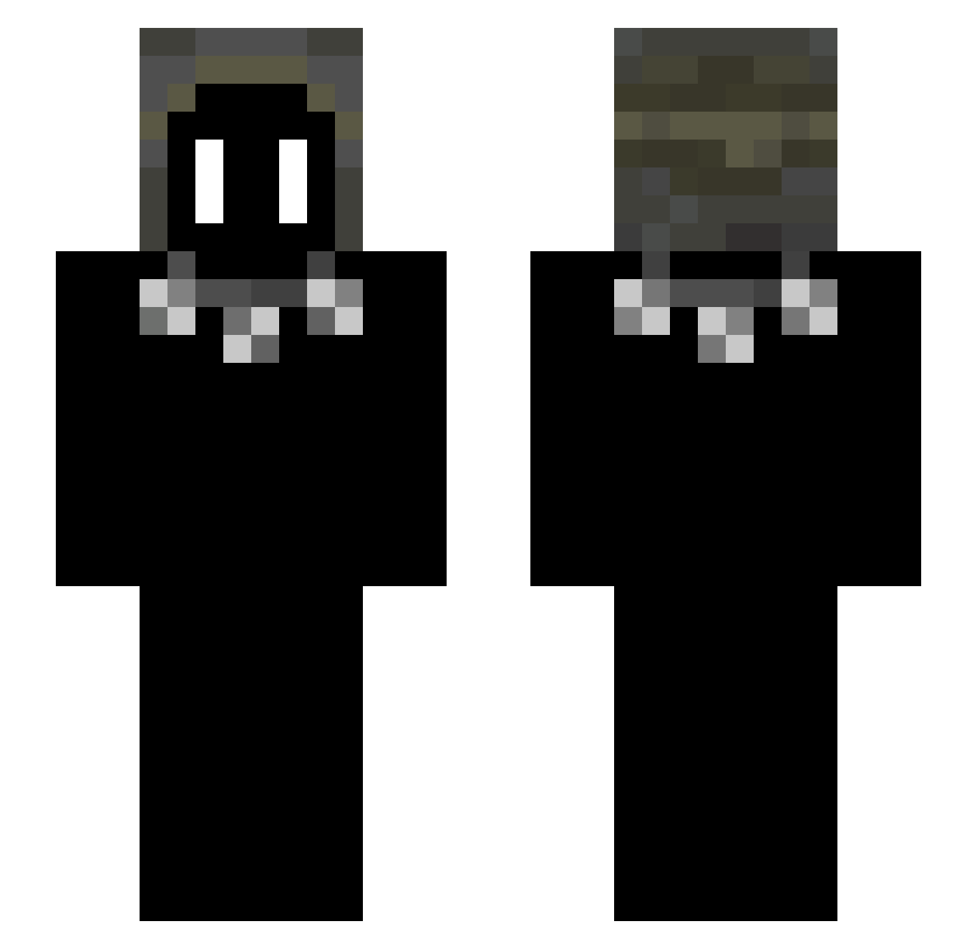Sparky_6 Minecraft skin, front and back view