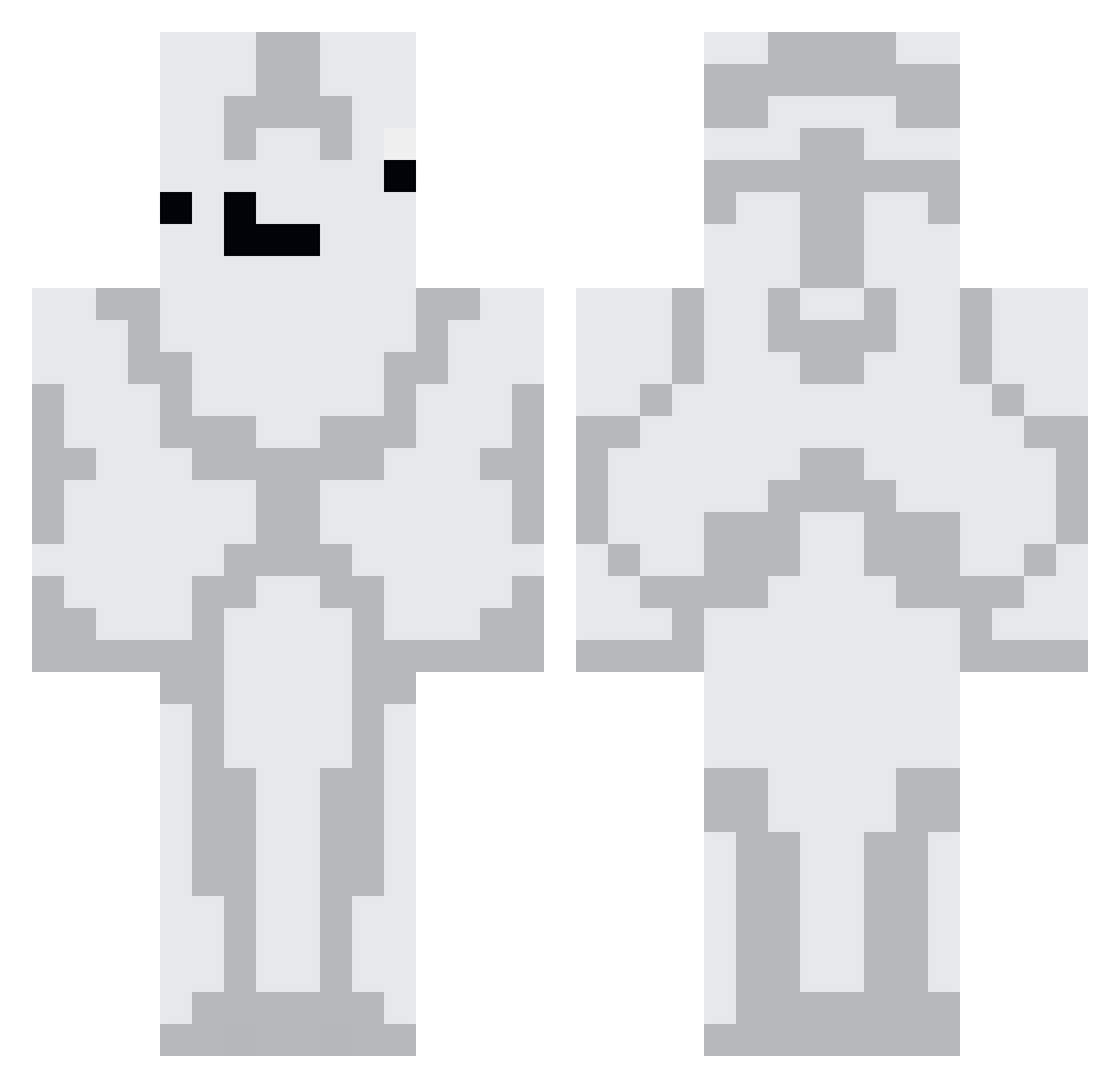 Tobiixxx Minecraft skin, front and back view