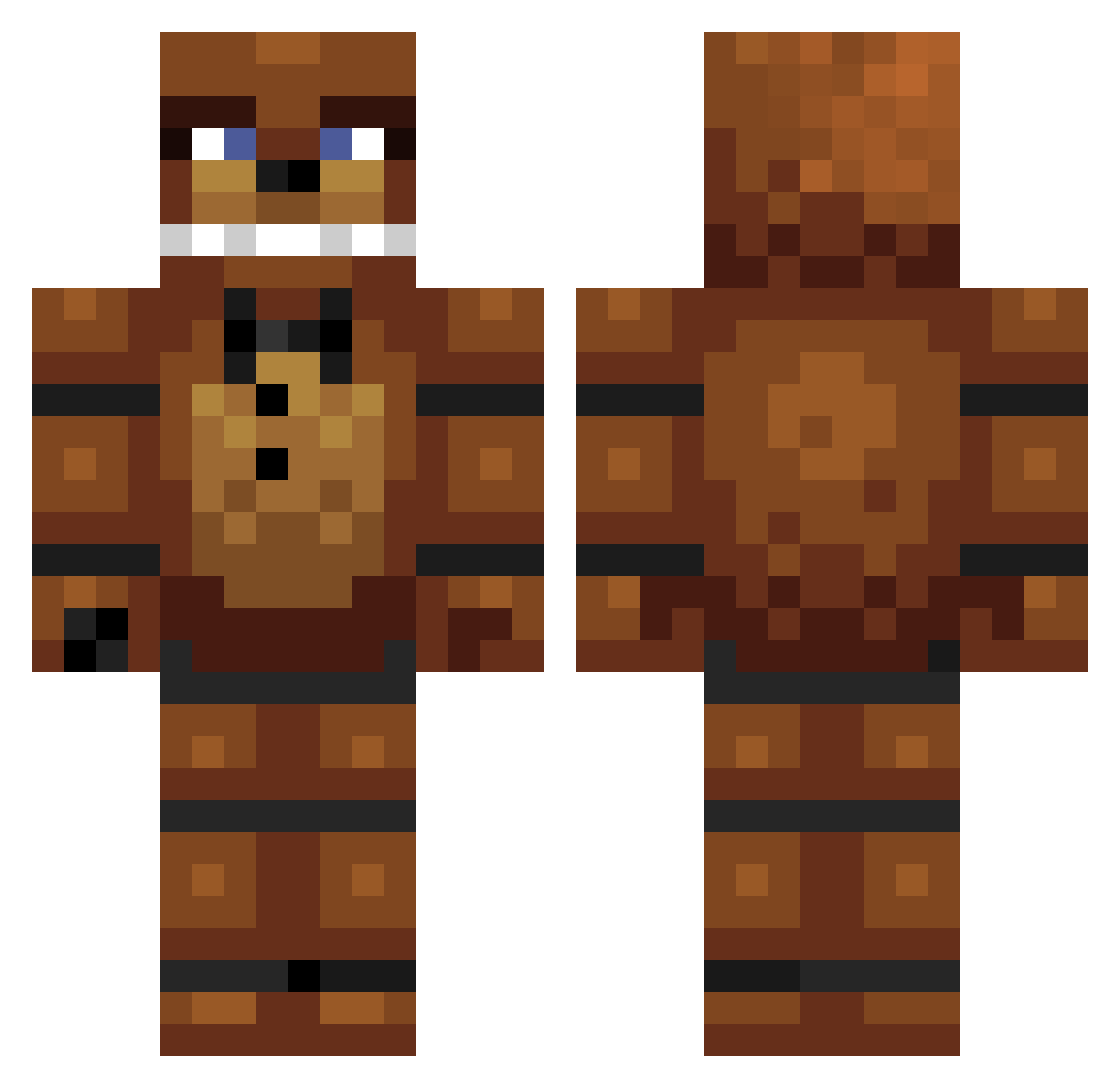 HalfLemon11234 Minecraft skin, front and back view