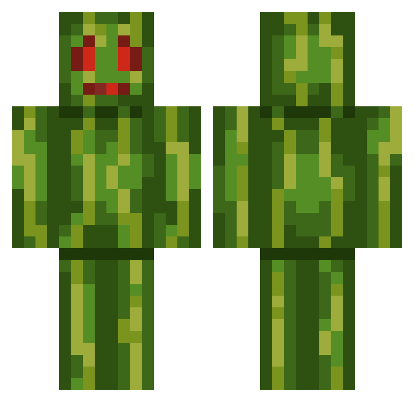 Mattyboy__ Minecraft skin, front and back view