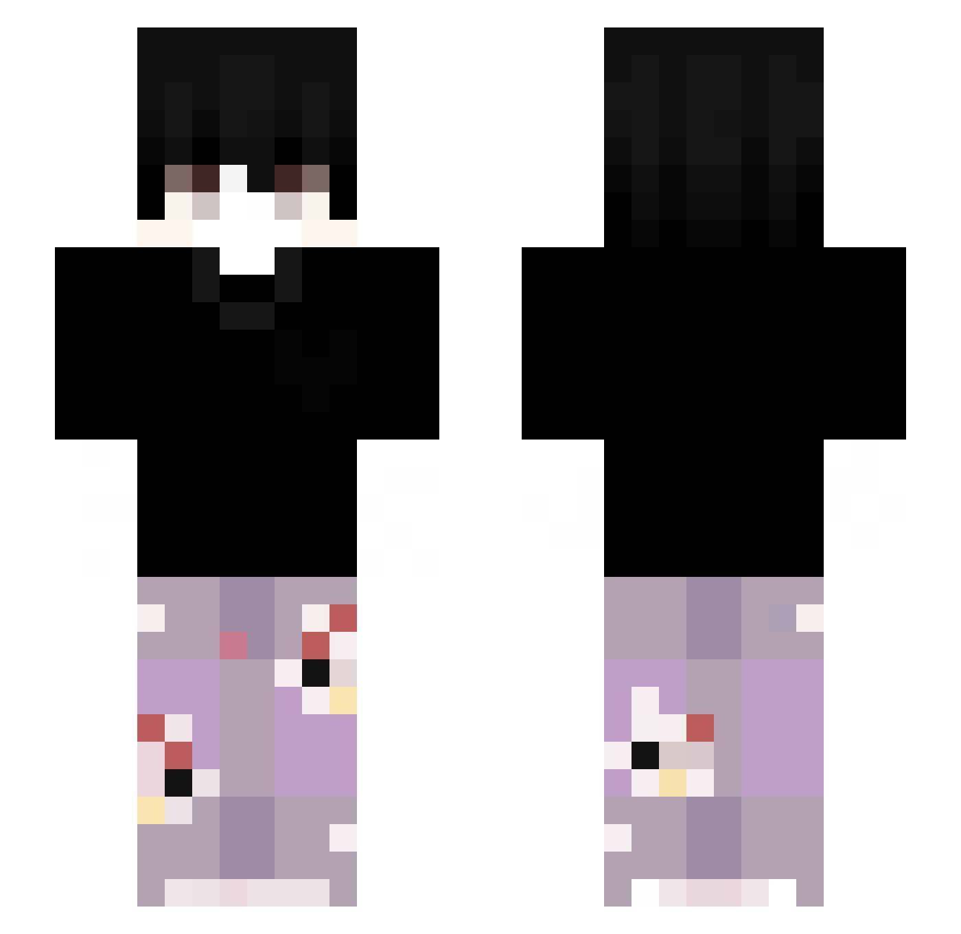 Chayaphon Minecraft skin, front and back view