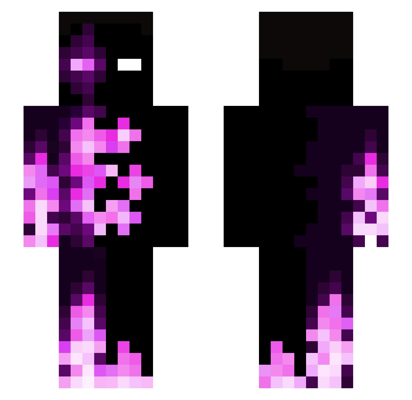 vectra_pilot Minecraft skin, front and back view