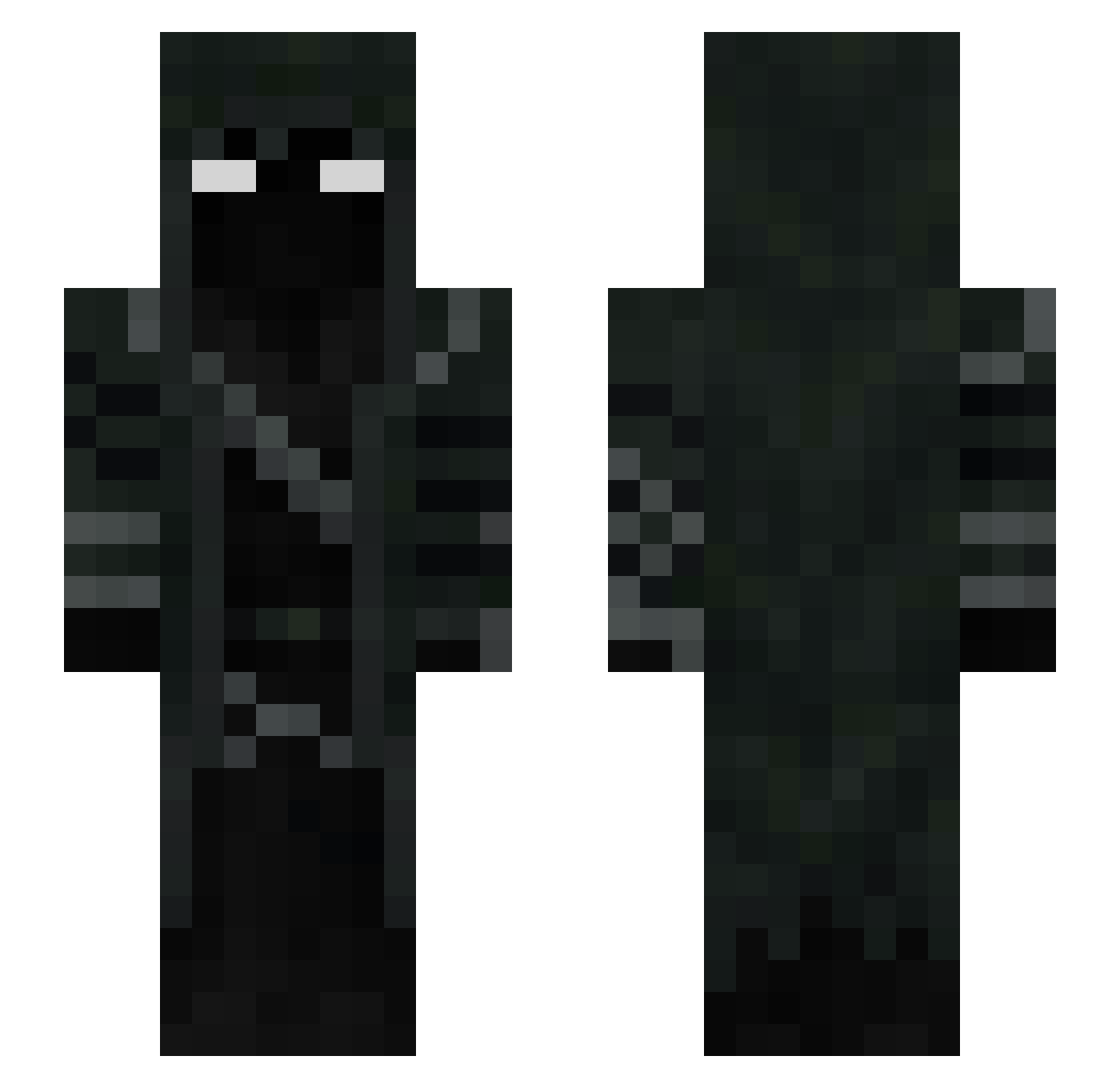 beni7797 Minecraft skin, front and back view