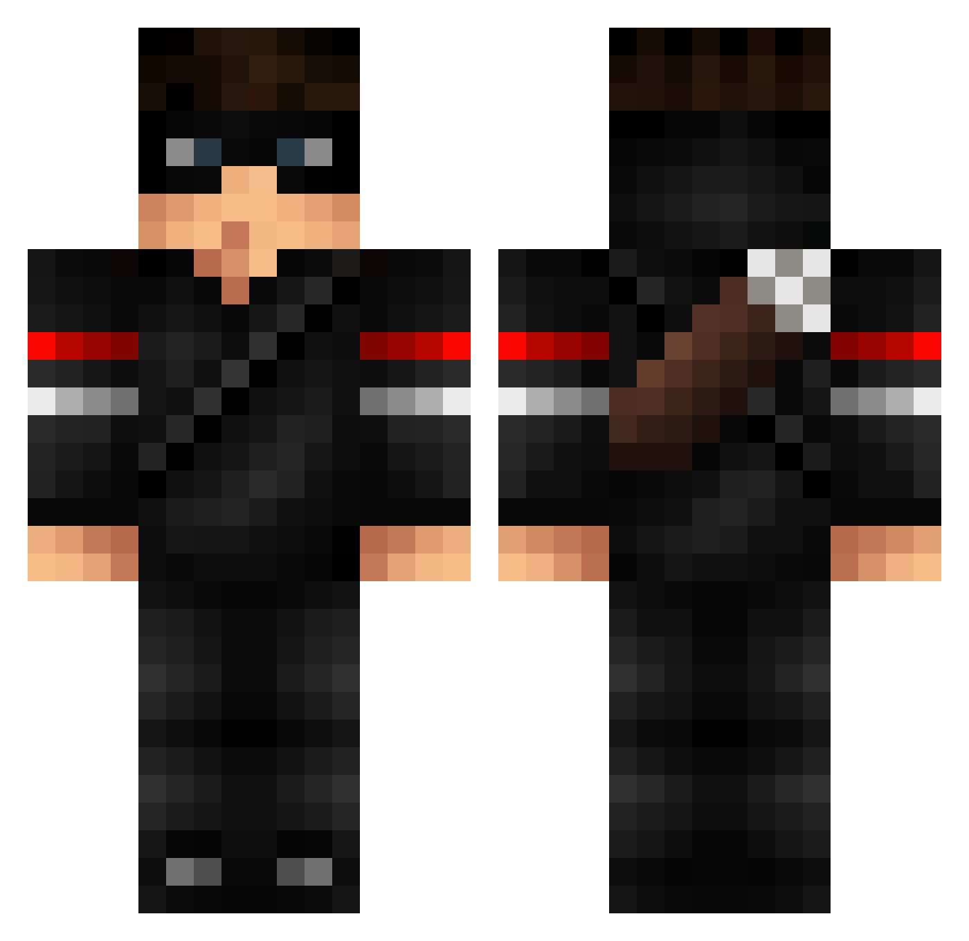 GarenMain31 Minecraft skin, front and back view