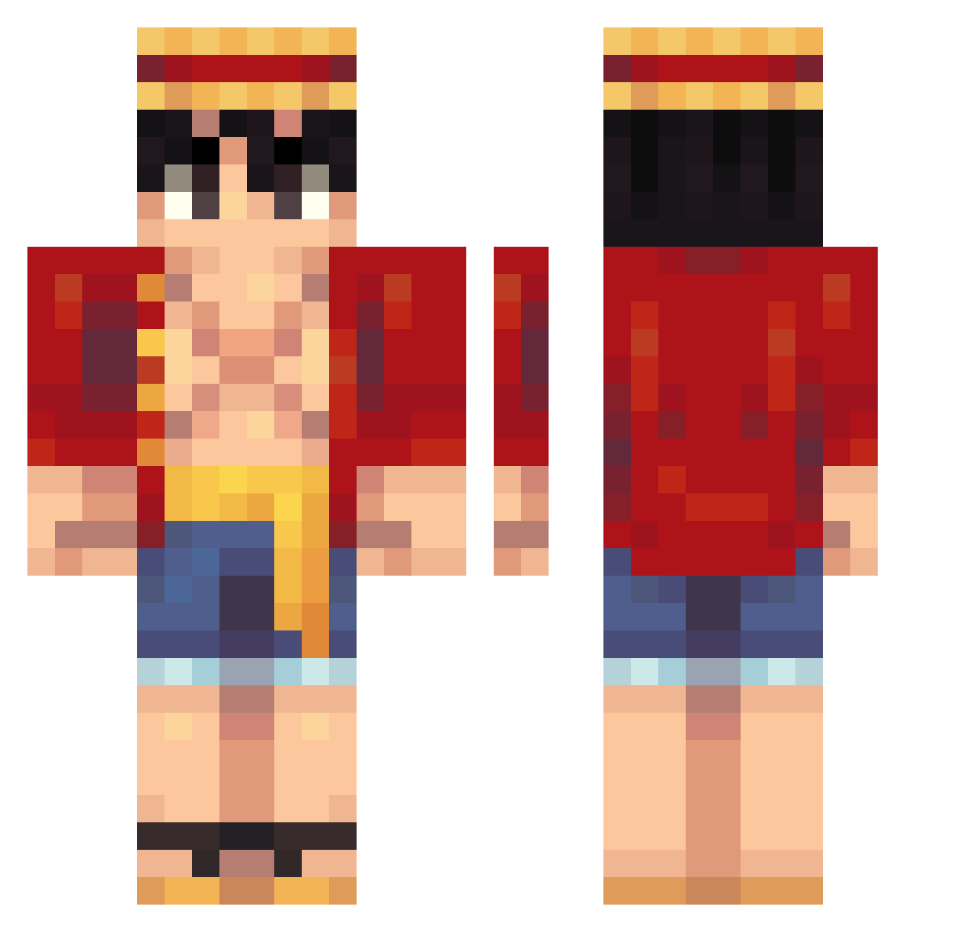 charyl - luffy Minecraft skin