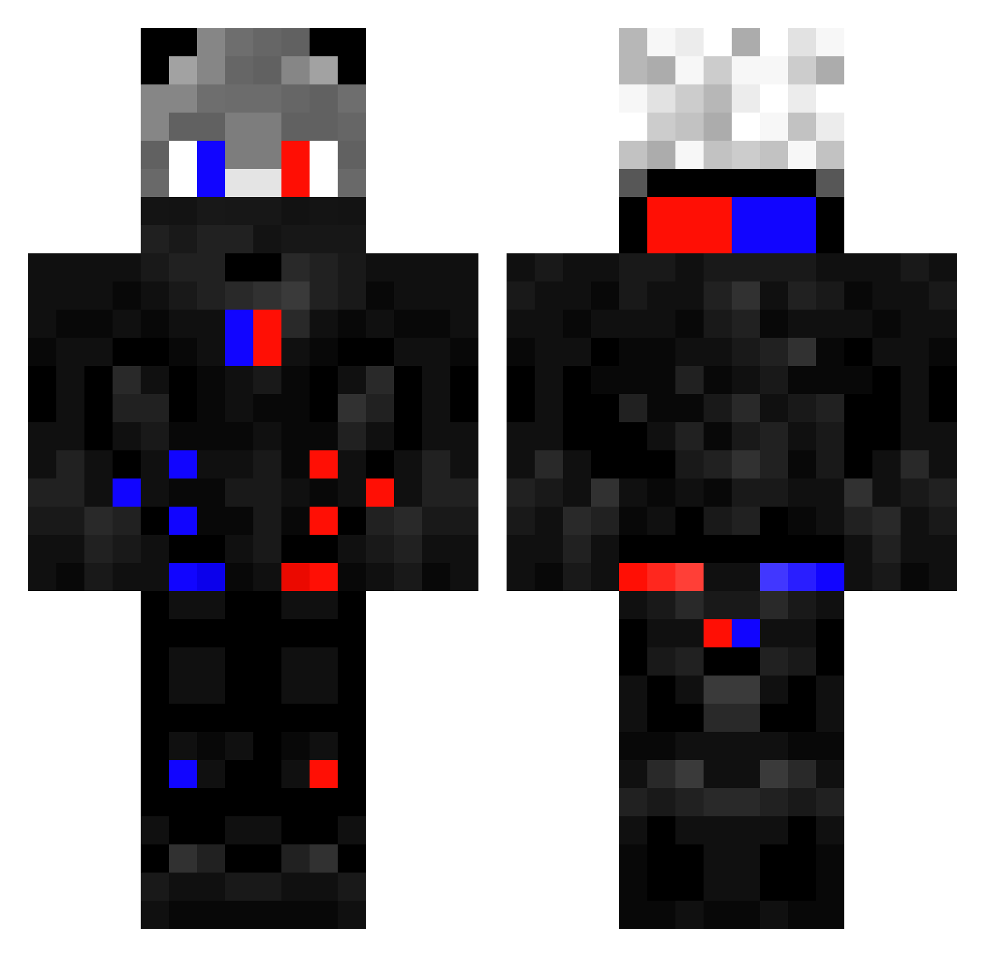 Sr_Wattaru Minecraft skin, front and back view