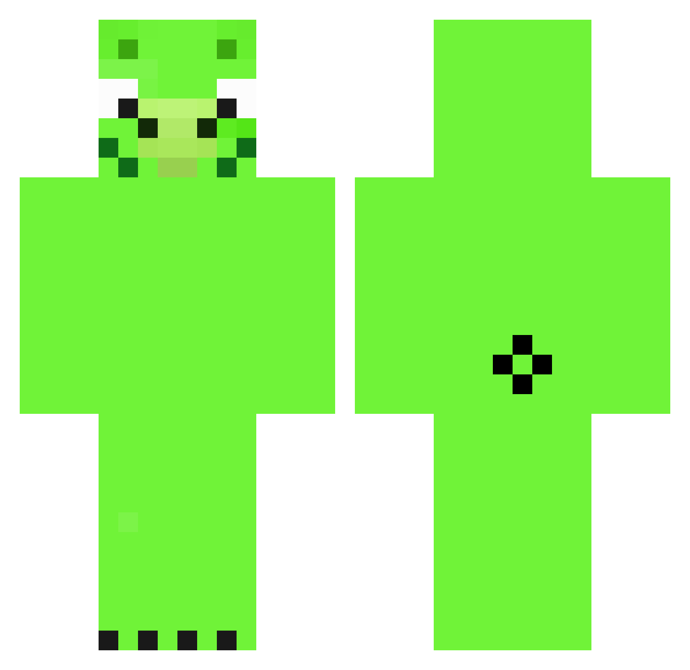 Ross_Gaming Minecraft skin, front and back view