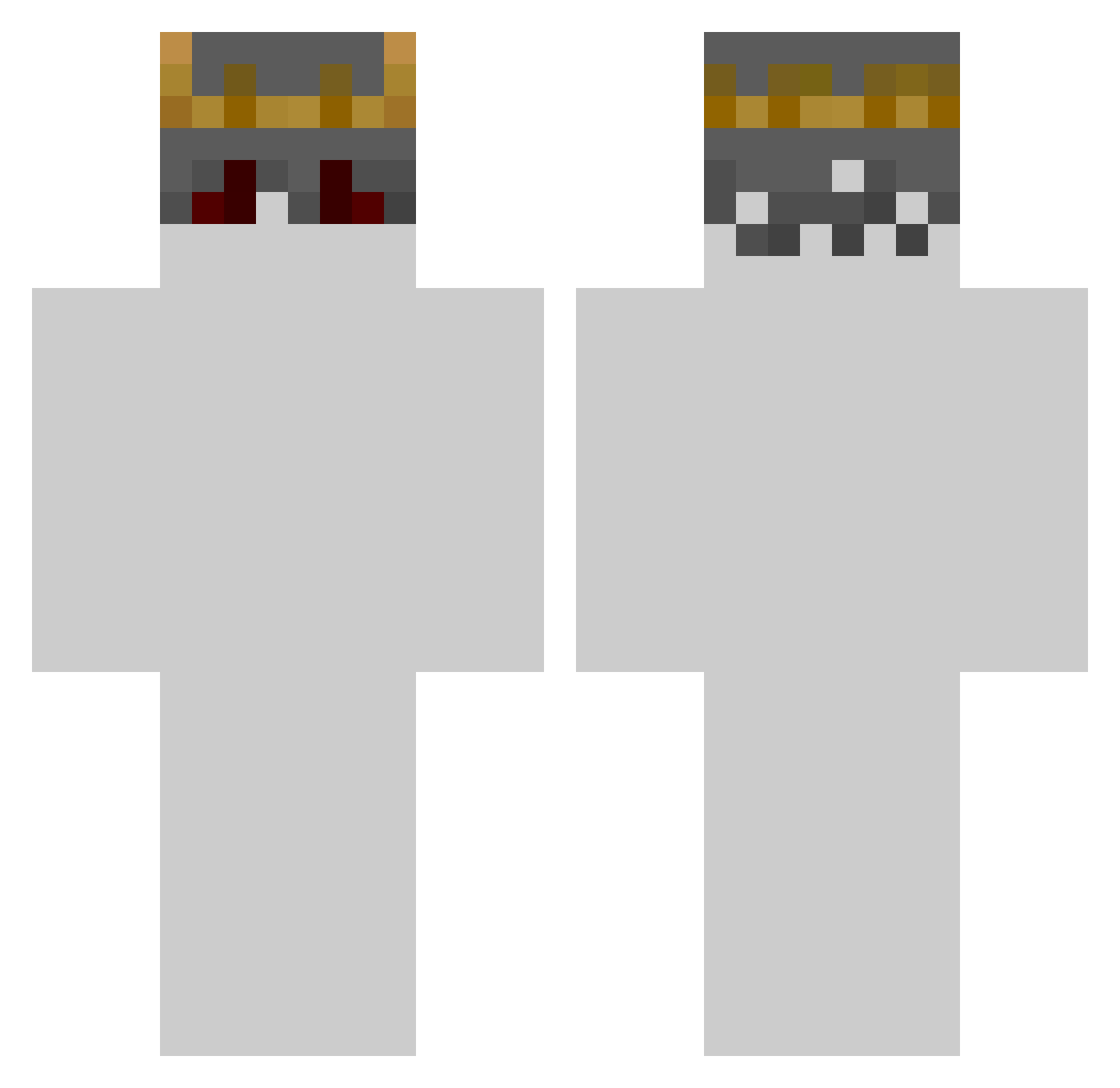 s7eamy Minecraft skin, front and back view