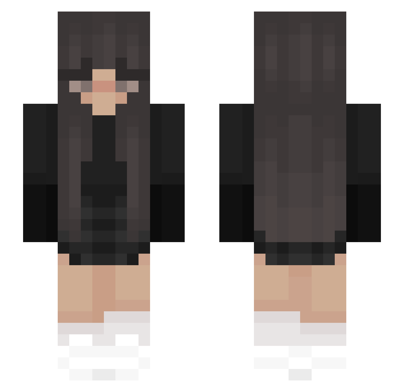 Trixmas_ Minecraft skin, front and back view