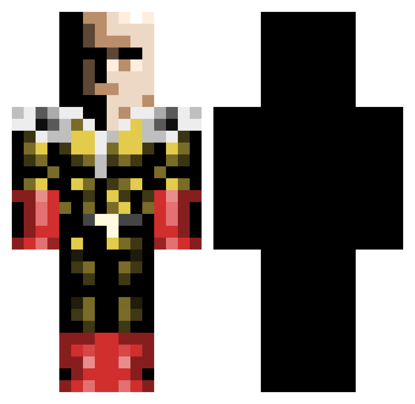 josedavid173 Minecraft skin, front and back view