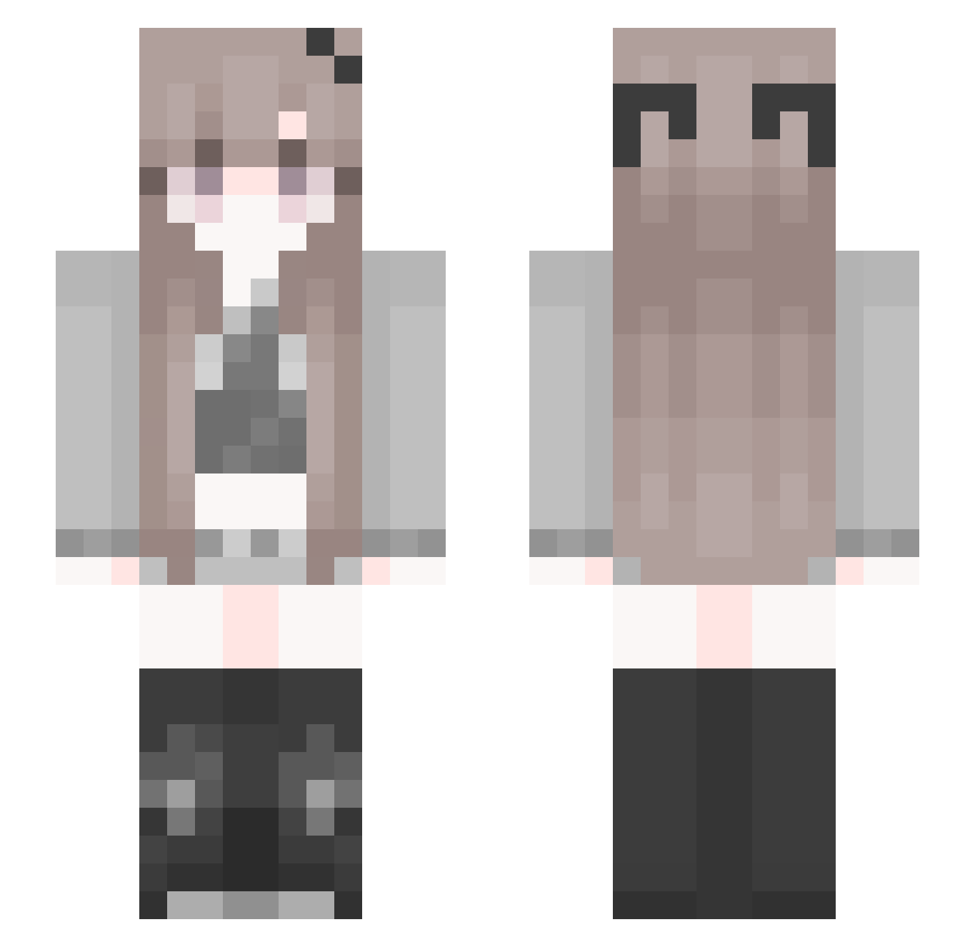 stinkymolerat97 Minecraft skin, front and back view