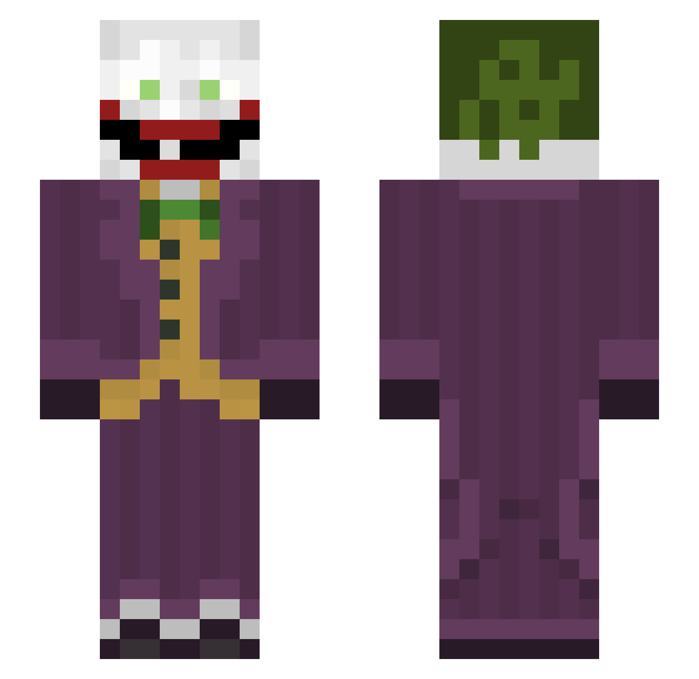 Kaylem_2087 Minecraft skin, front and back view