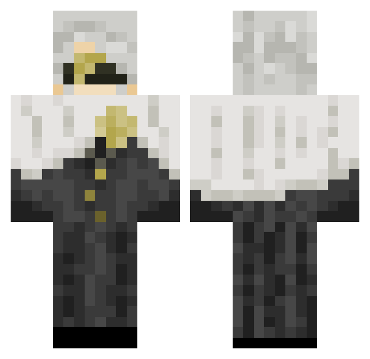 lvet0217 Minecraft skin, front and back view