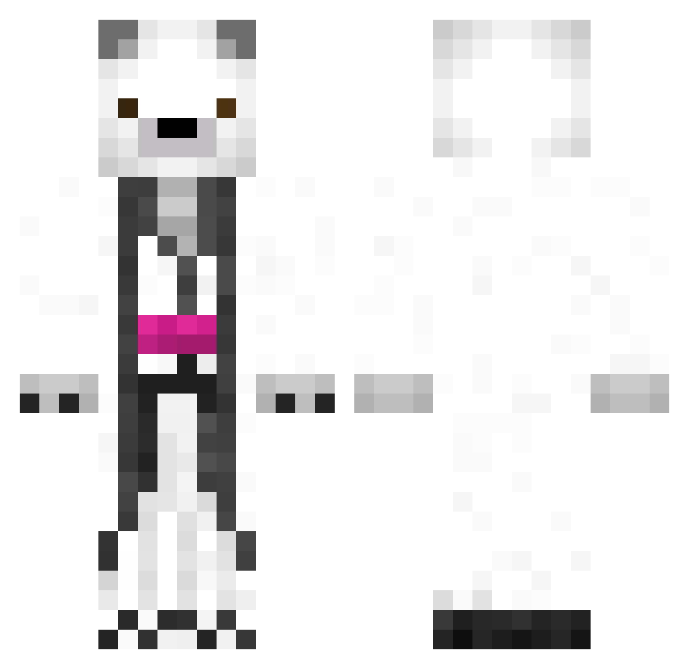 YT_RankedKelp Minecraft skin, front and back view