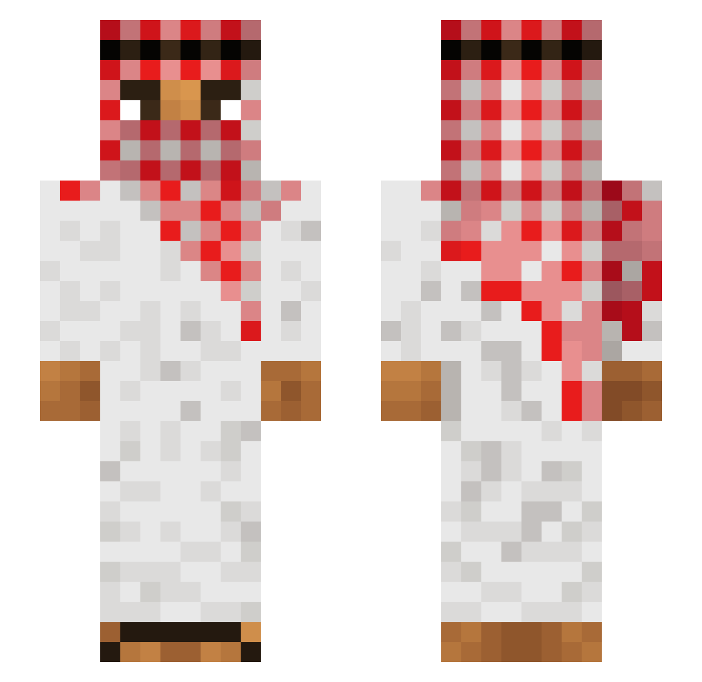 TxrkischerBasar Minecraft skin, front and back view