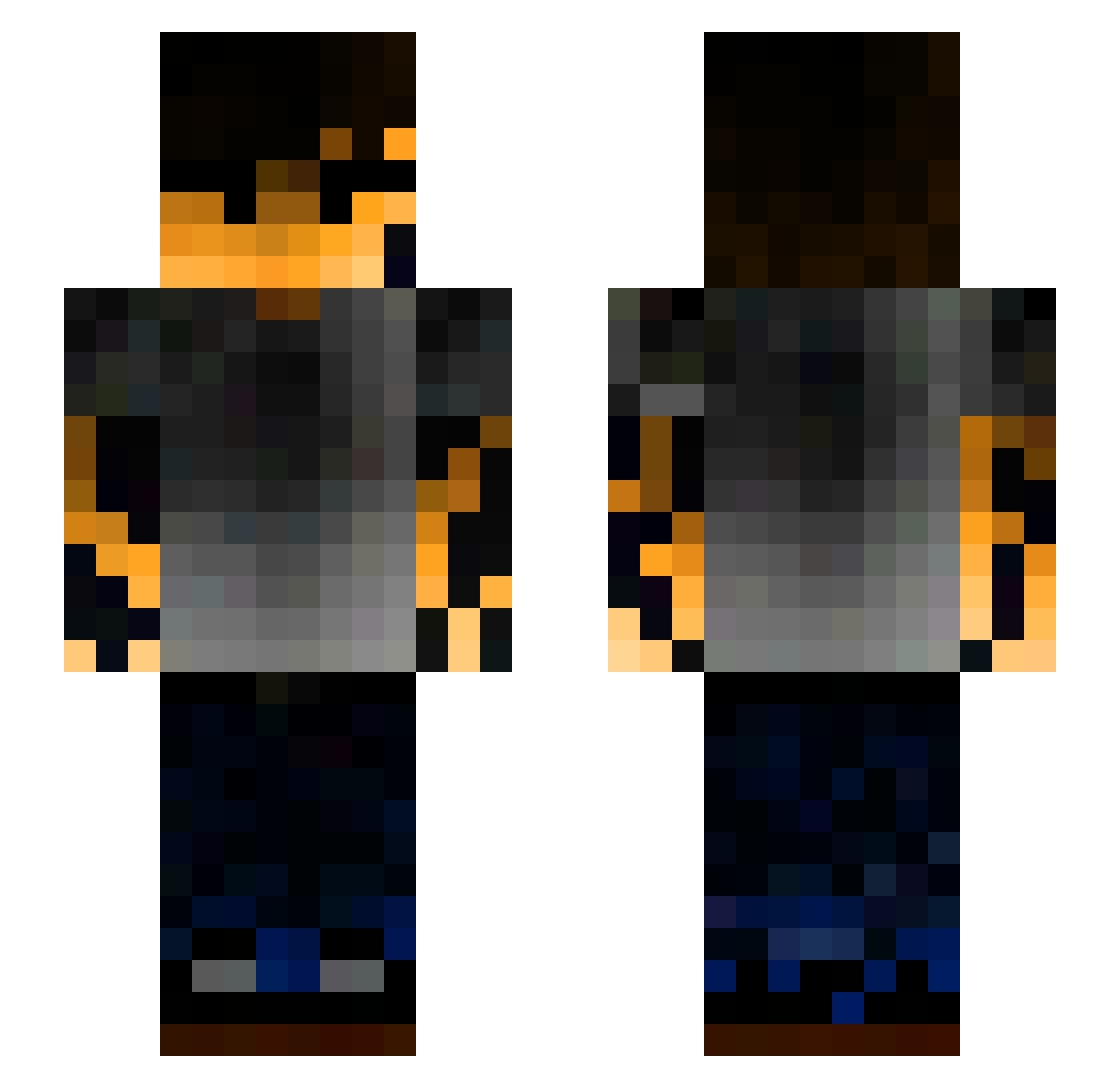 trecevoi_ Minecraft skin, front and back view