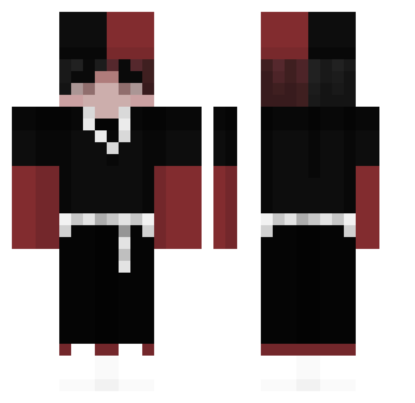 SwethNarghit Minecraft skin, front and back view