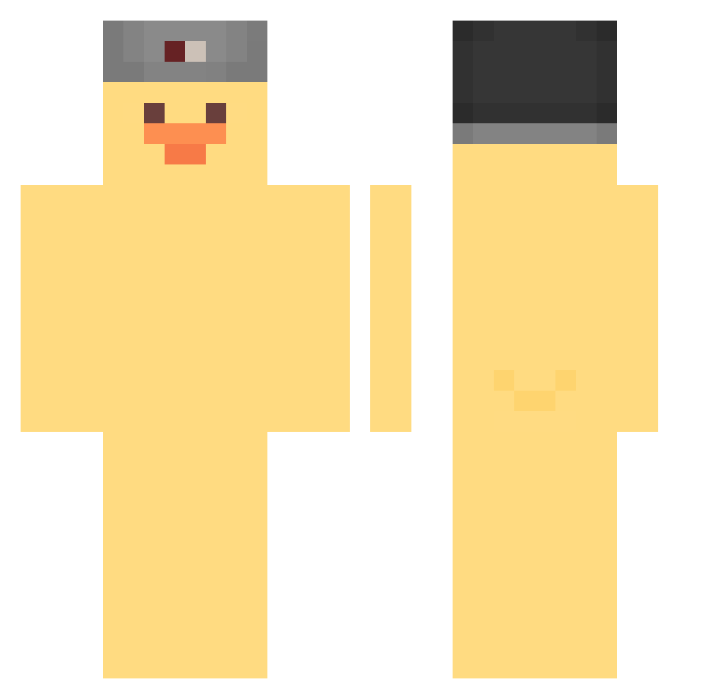Russo03z Minecraft skin, front and back view