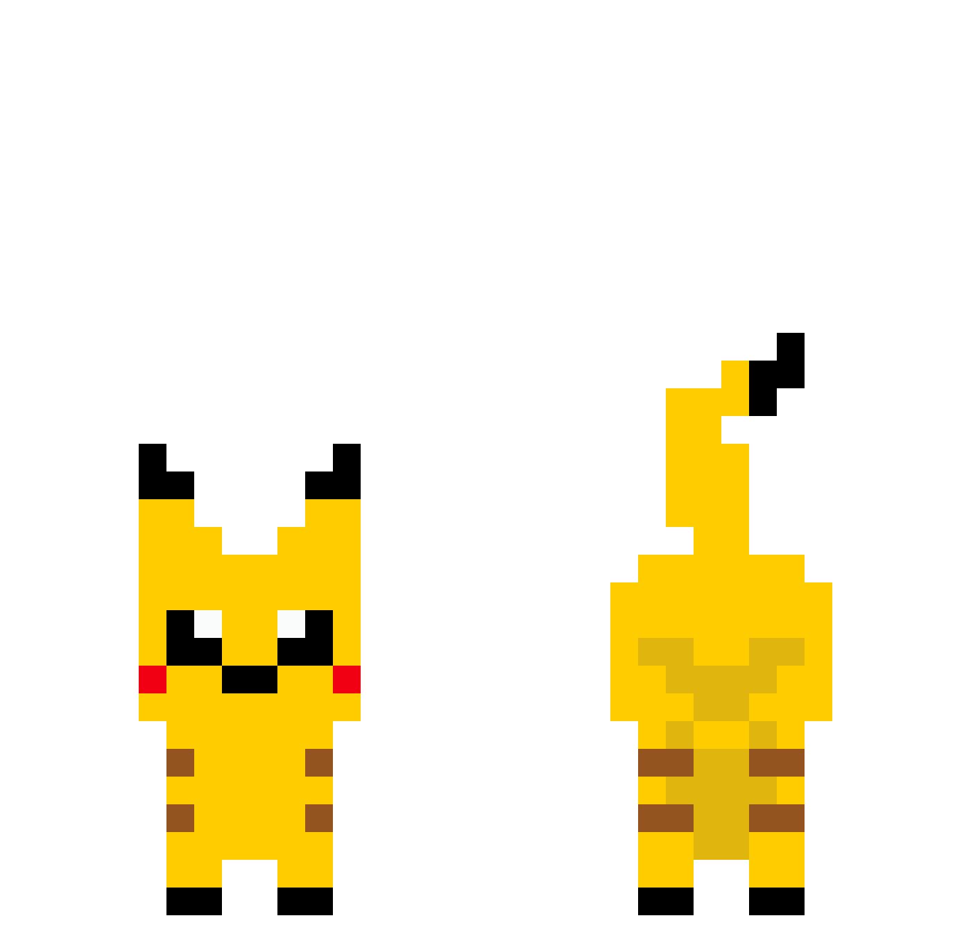 TeacX8 Minecraft skin, front and back view