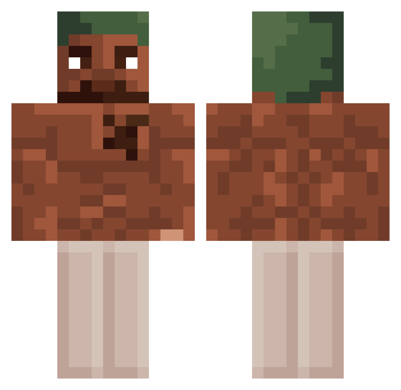 Tybalt_dlv Minecraft skin, front and back view