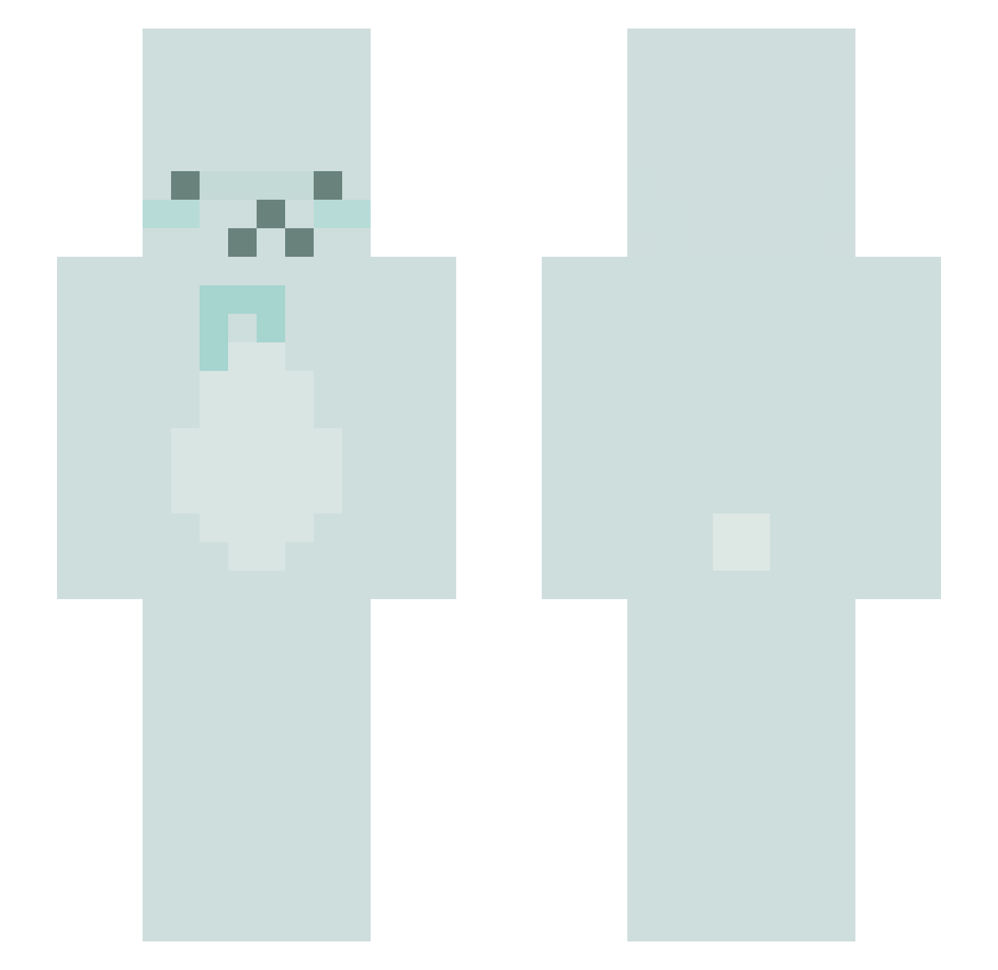 CollaredCoast39 Minecraft skin, front and back view