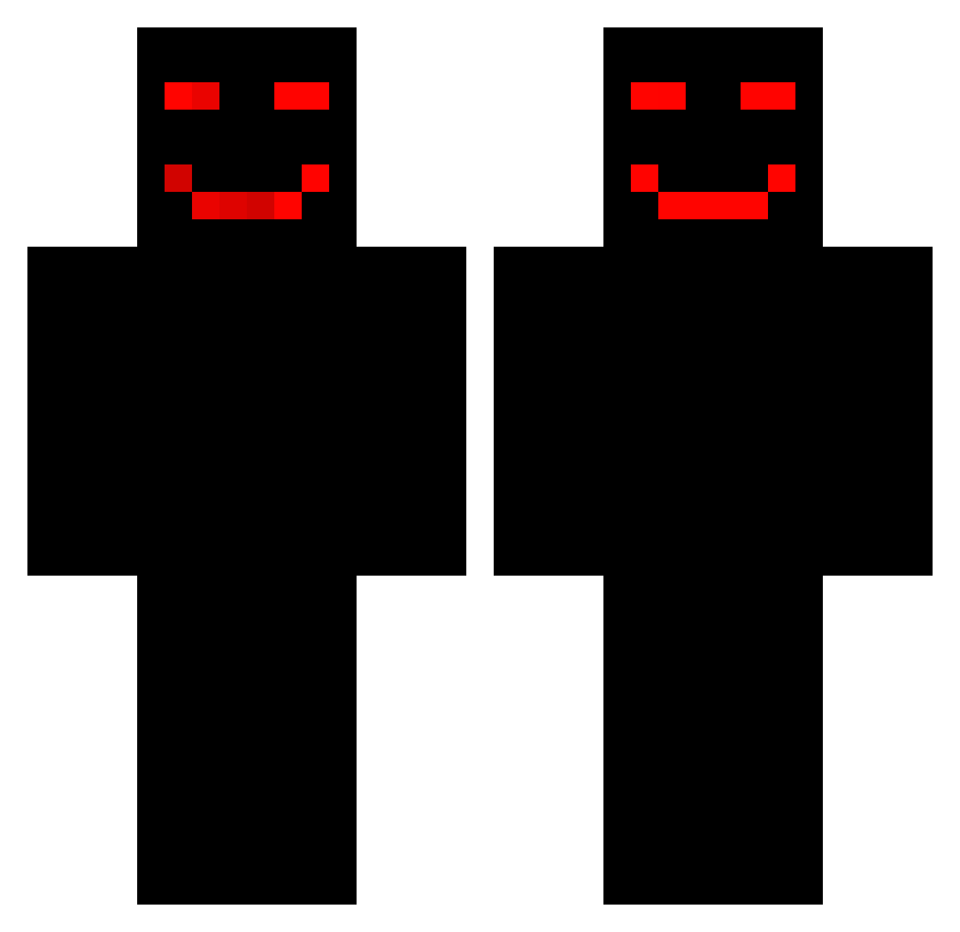 relaxbrourgood Minecraft skin, front and back view