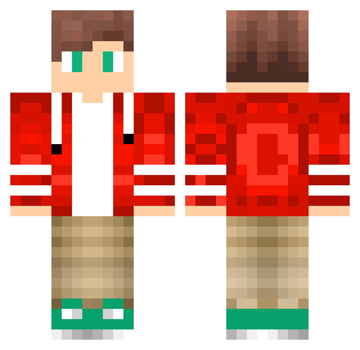 tbaierling9 Minecraft skin, front and back view