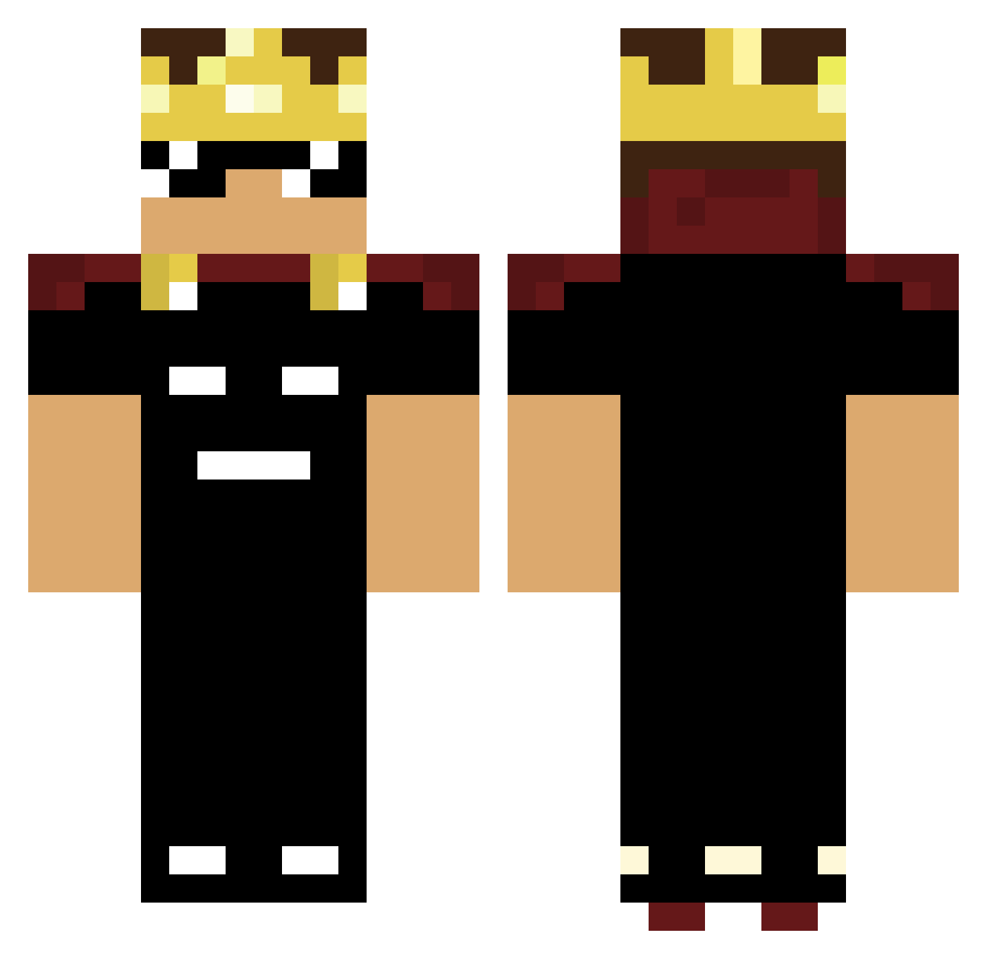 THE_WICHOO Minecraft skin, front and back view