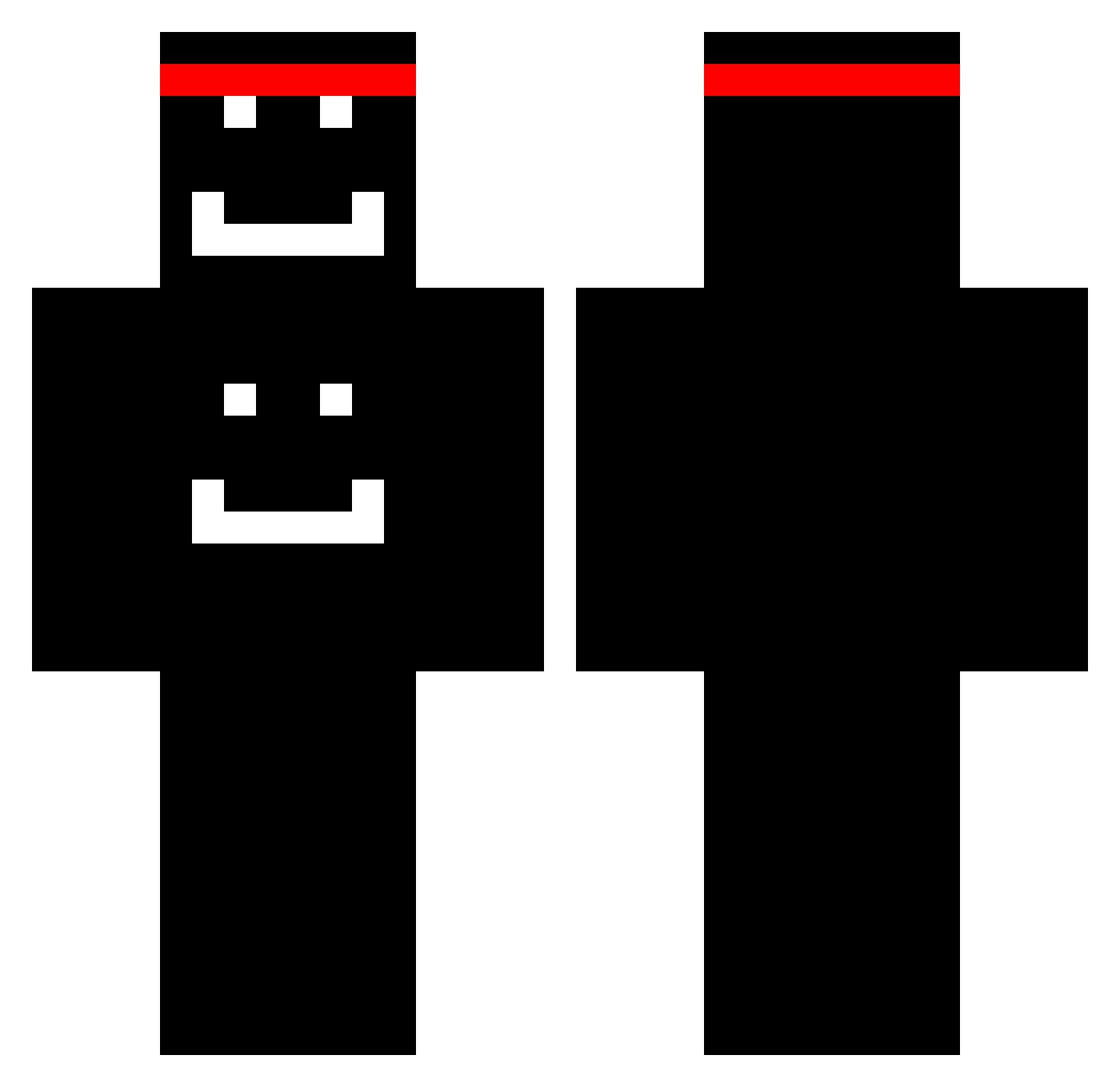 wlodar_ Minecraft skin, front and back view