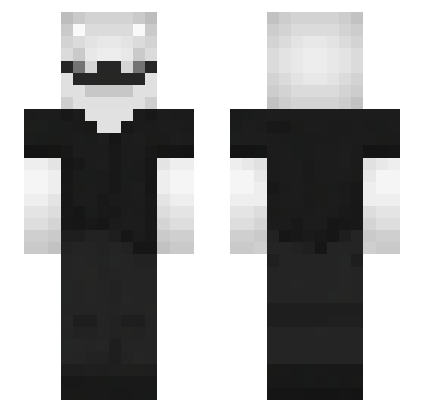jcntoo Minecraft skin, front and back view