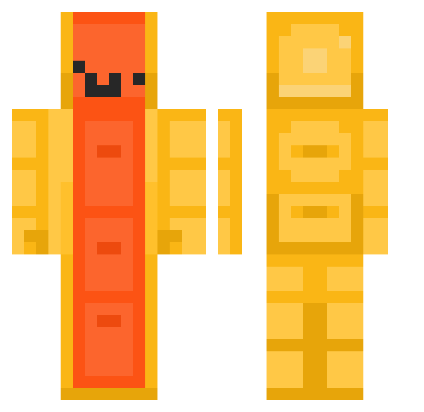 sebaslm12 Minecraft skin, front and back view