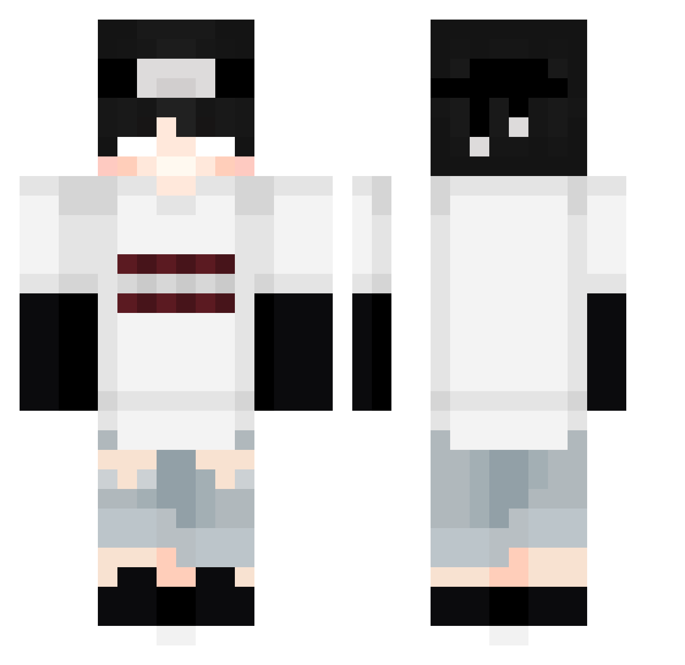 Tuqu_ Minecraft skin, front and back view