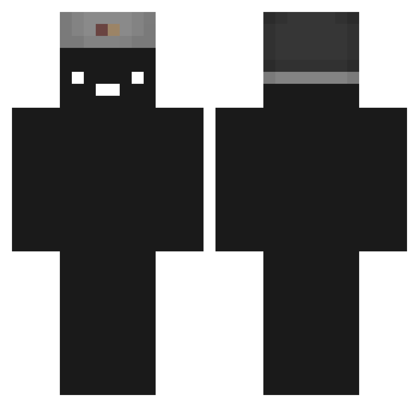 Brendon1004 Minecraft skin, front and back view
