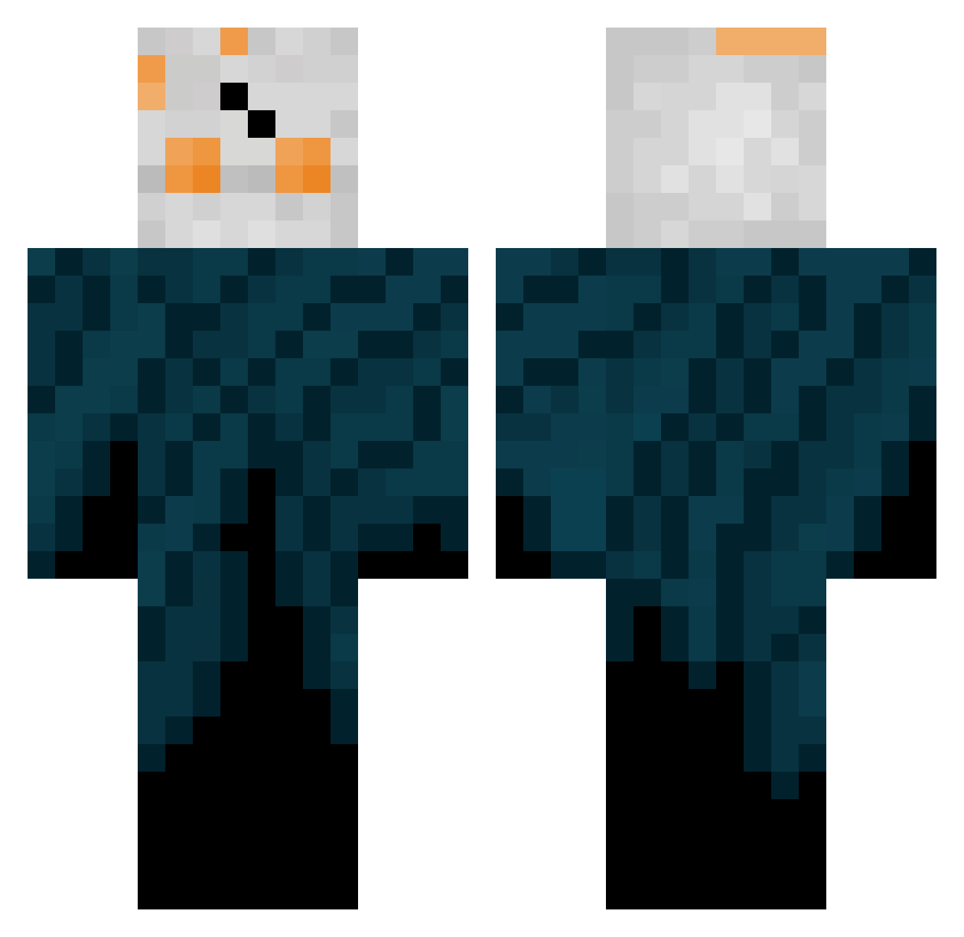 zarando99 Minecraft skin, front and back view