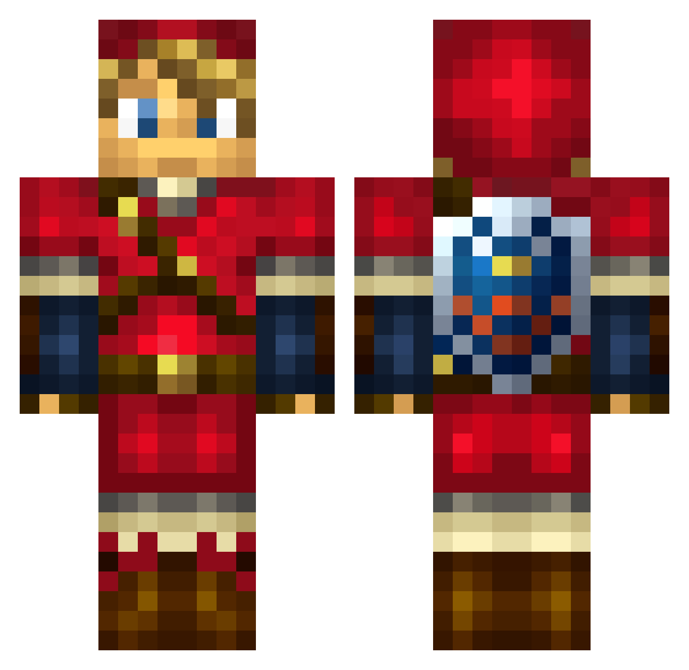 MaNi_97 Minecraft skin, front and back view
