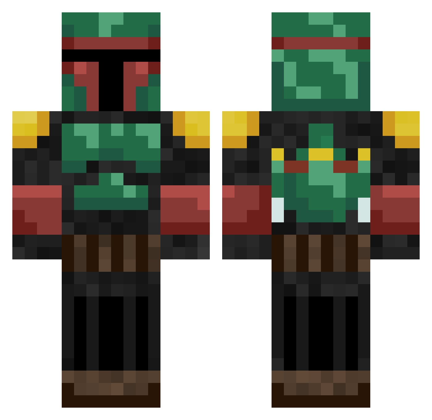 moridin_eth Minecraft skin, front and back view