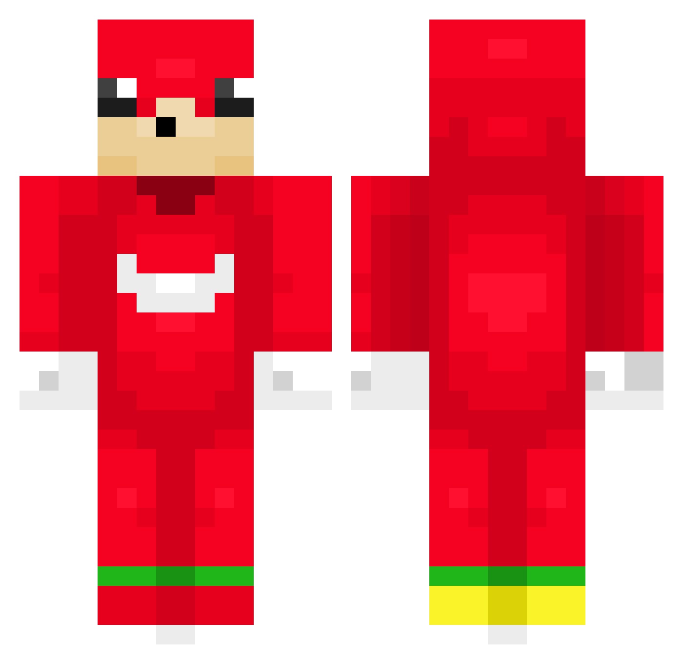 MJ_Kang Minecraft skin, front and back view