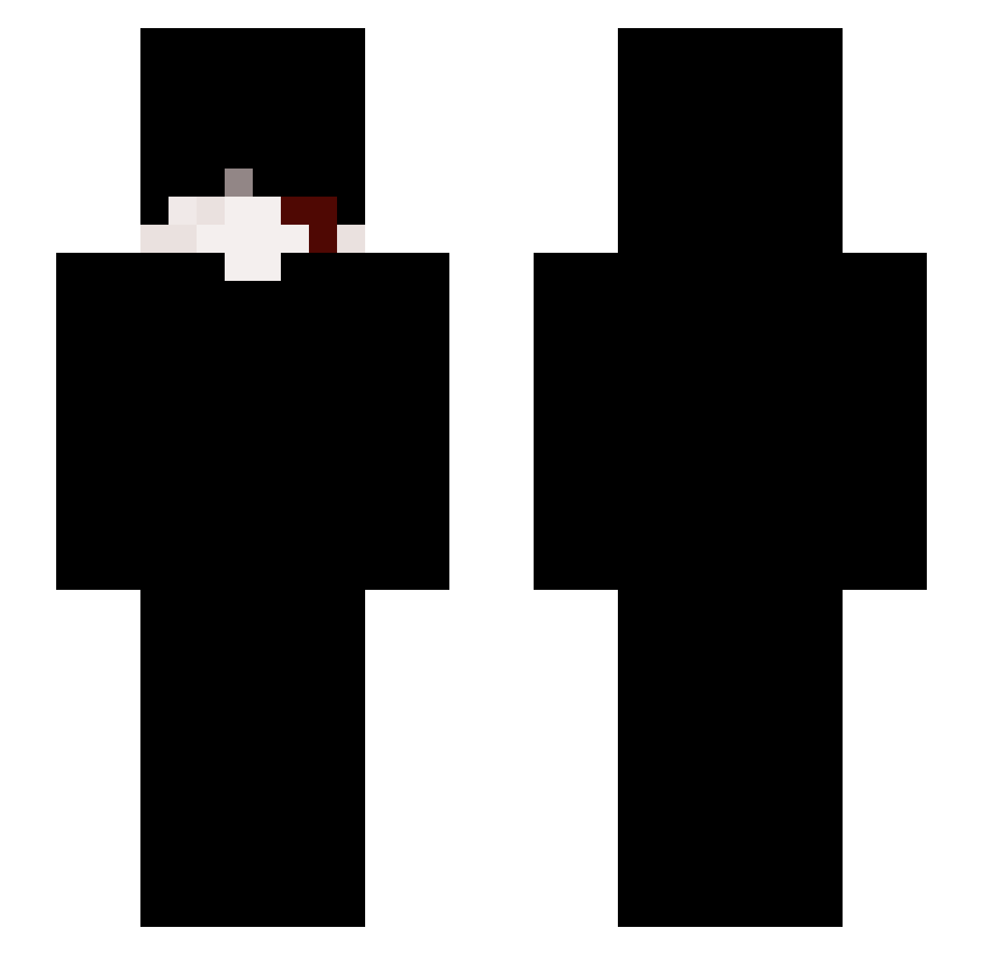 sparpeace Minecraft skin, front and back view